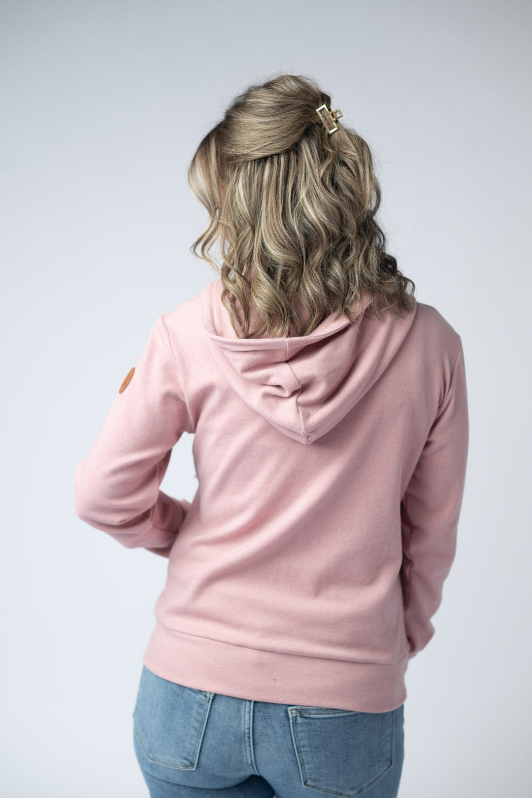 IN STOCK Fullzip Hoodie - Dusty Pink