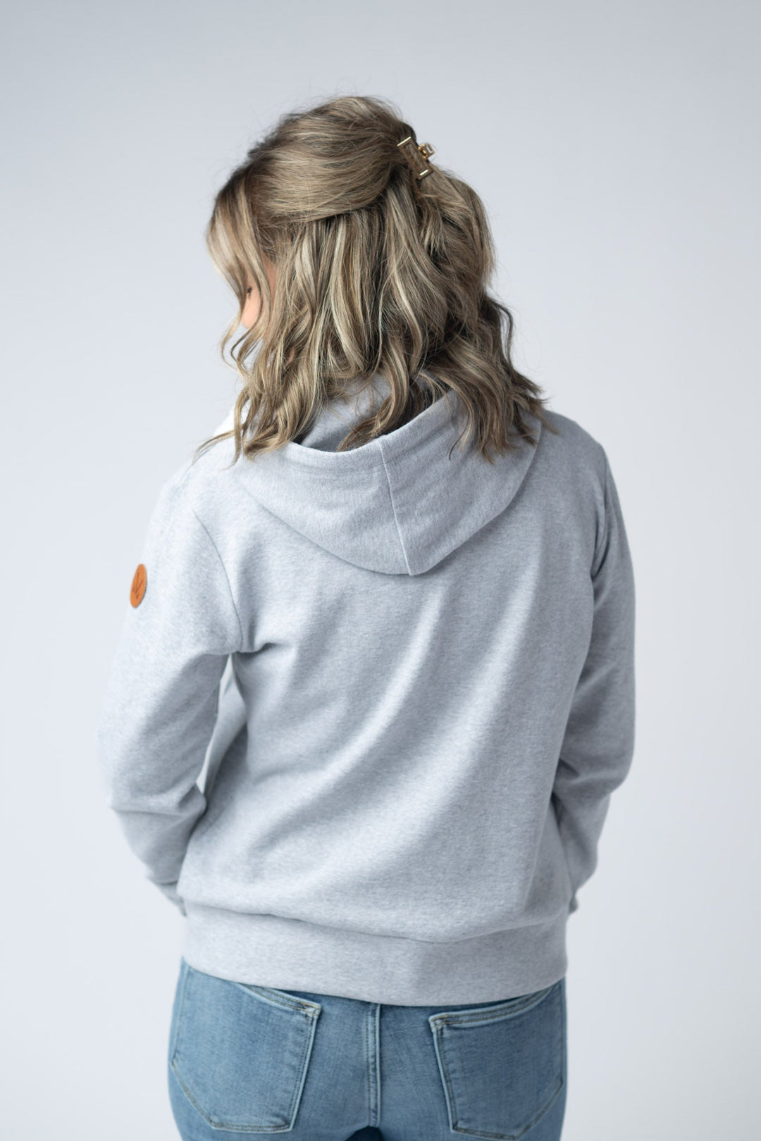 IN STOCK Fullzip Hoodie - Light Grey