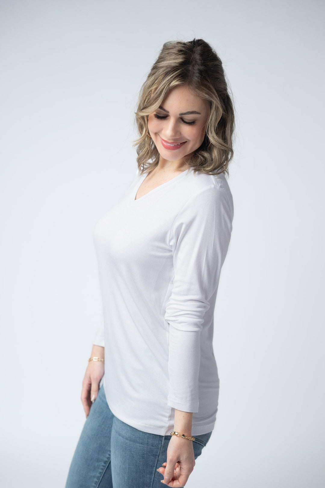 IN STOCK Larissa Long Sleeve - White
