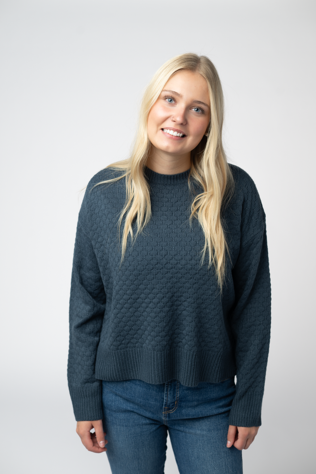 IN STOCK Gianna Pullover Sweater - Teal