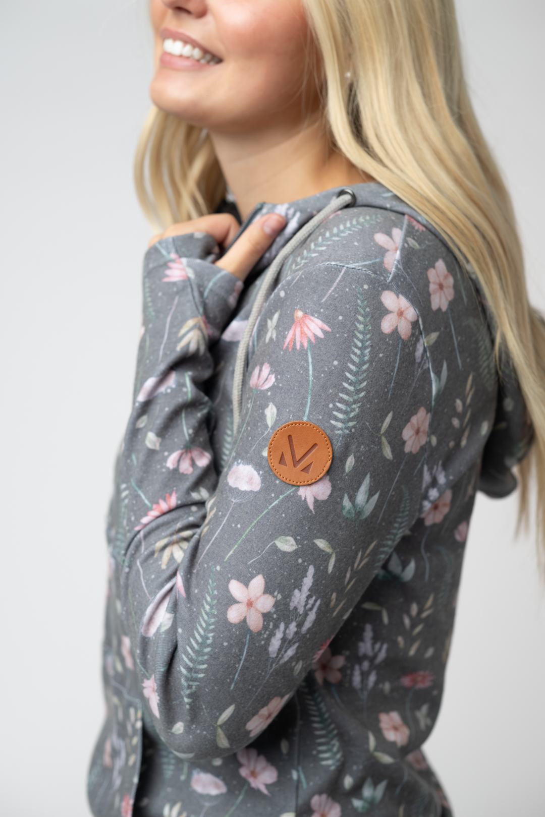 IN STOCK HalfZip Hoodie - Wildflower Meadow