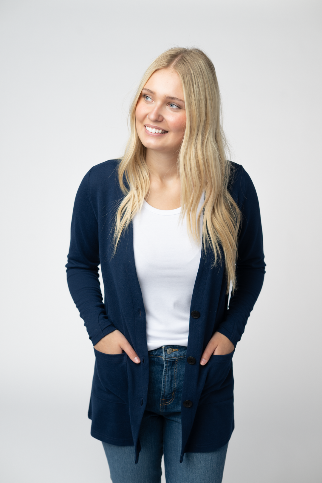 IN STOCK Cori Cardigan - Navy