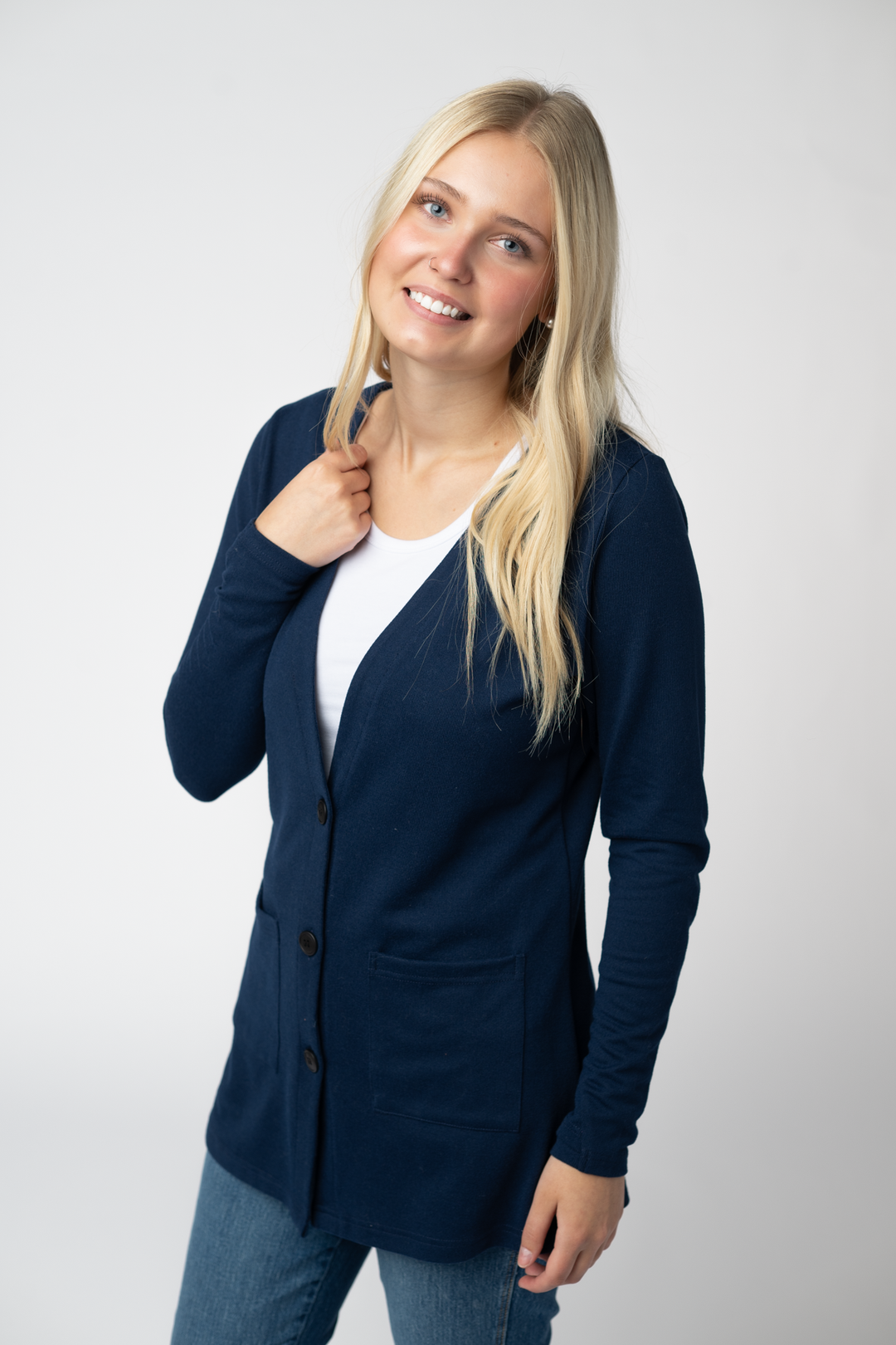 IN STOCK Cori Cardigan - Navy