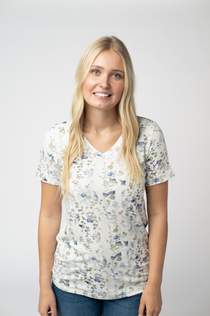 IN STOCK Sophie Top - Olive Meadow