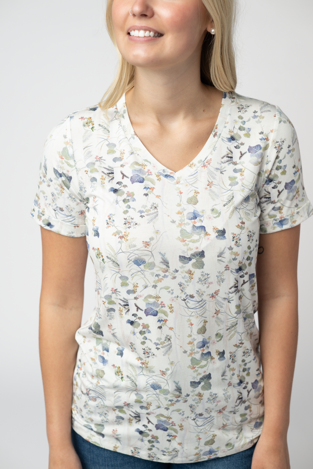 IN STOCK Sophie Top - Olive Meadow