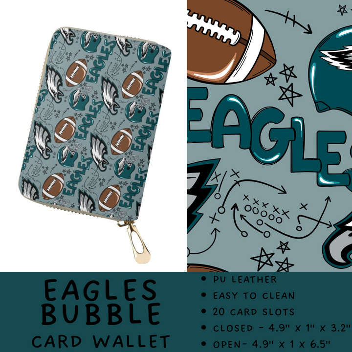Batch #420 - End Zone Gear - Closes 9/26 - ETA mid Nov - Eagles Bubble Card Wallet