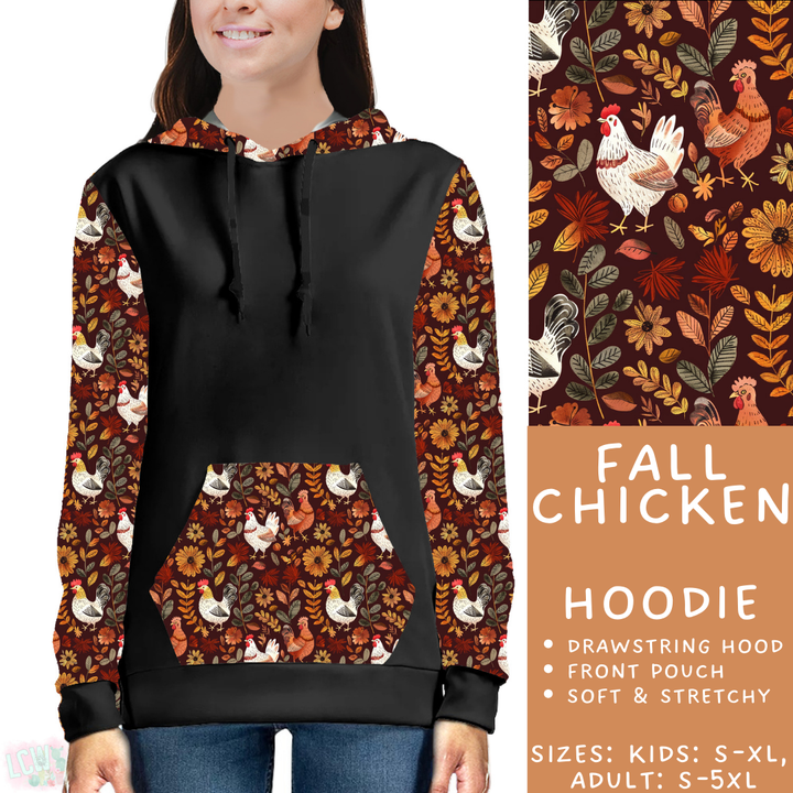 Batch #403 - Hello Fall 2 - Closes 8/28 - ETA mid October - Fall Chicken Hoodie