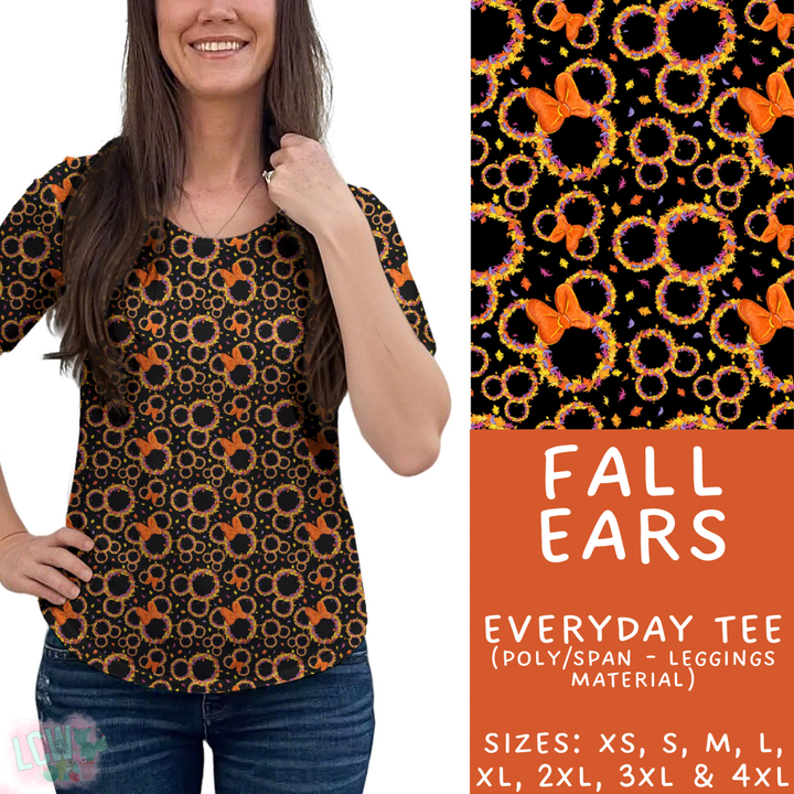 Batch #404 - Magical Fall 2 - Closes 8/29 - ETA mid/late October - Fall Ears Everyday Tee