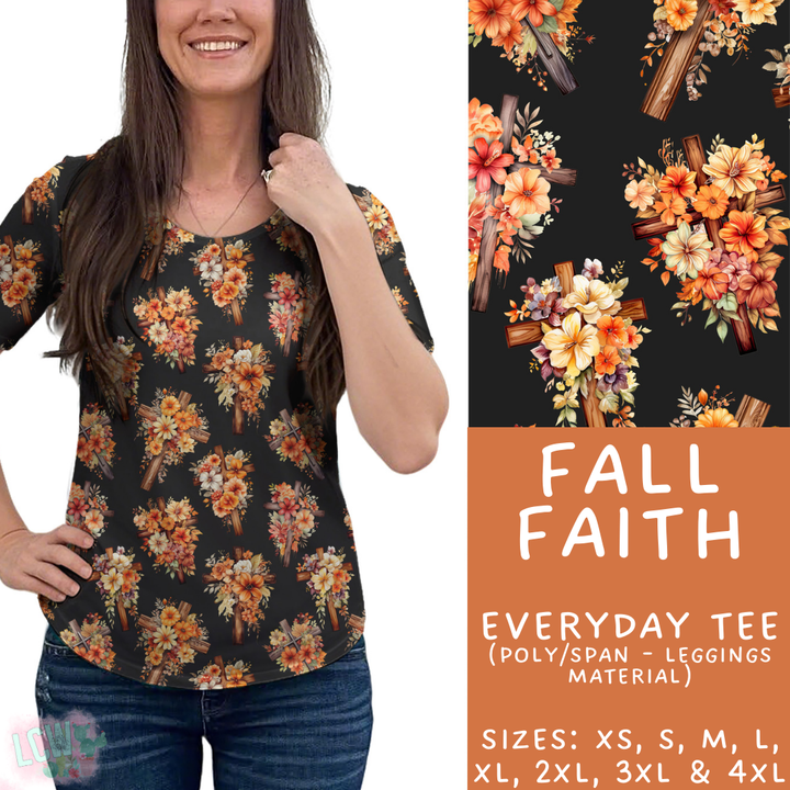 Batch #407 - Fall Fun 2 - Closes 9/4 - ETA mid/late October - Fall Faith Everyday Tee
