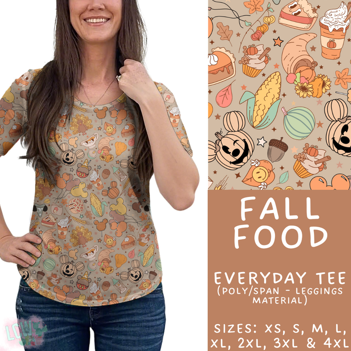 Batch #404 - Magical Fall 2 - Closes 8/29 - ETA mid/late October - Fall Food Everyday Tee
