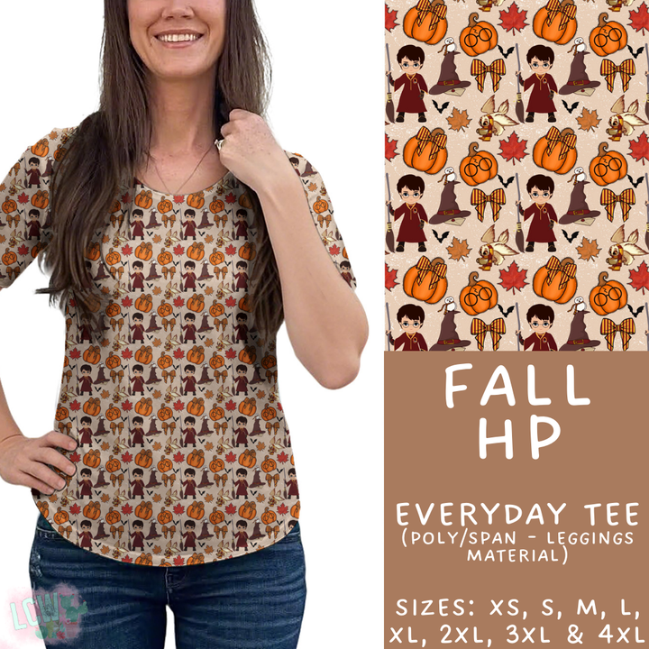 Batch #409 - Character Fall 2 - Closes 9/8 - ETA late October - Fall HP Everyday Tee
