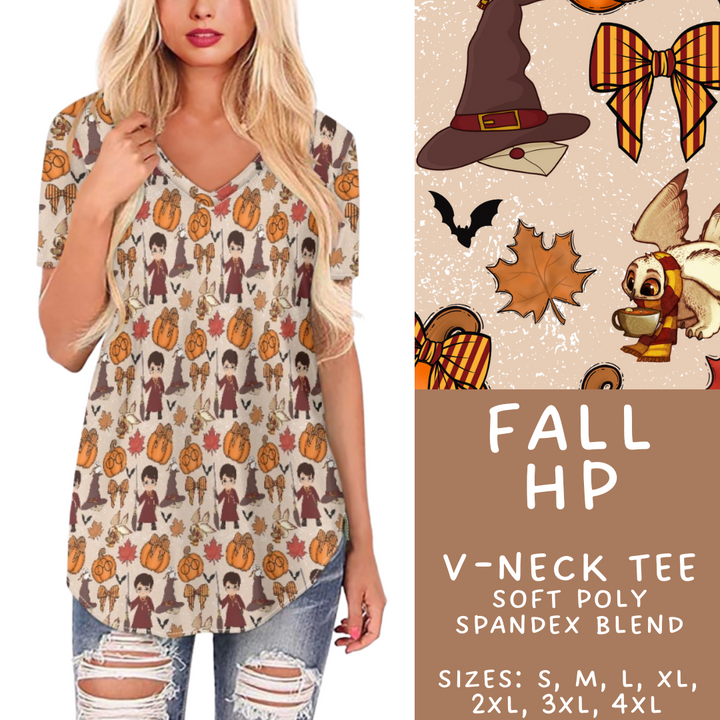 Batch #409 - Character Fall 2 - Closes 9/8 - ETA late October - Fall HP V-Neck Tee