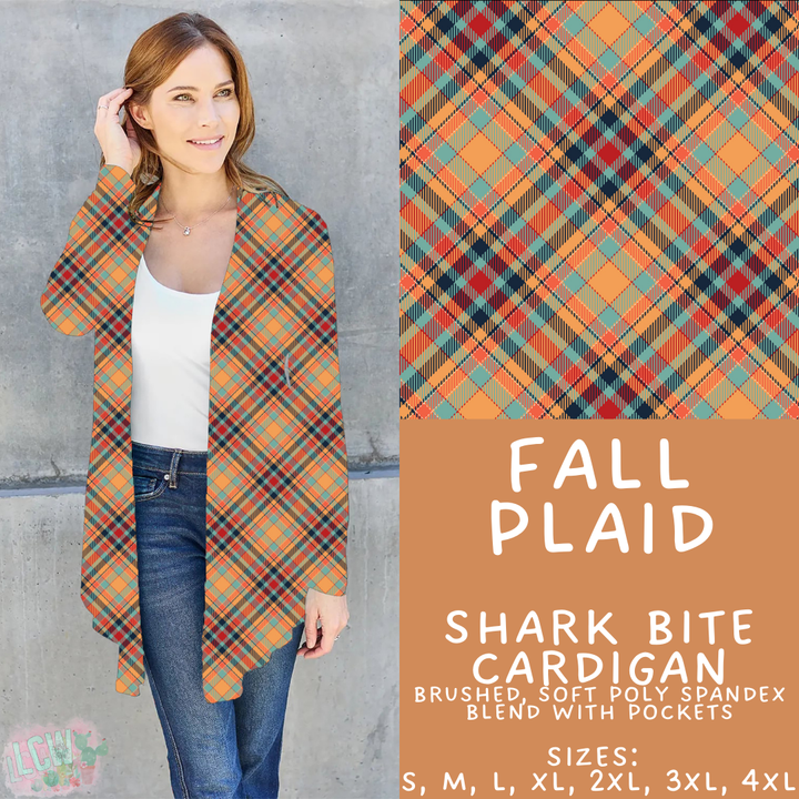 Batch #407 - Fall Fun 2 - Closes 9/4 - ETA mid/late October - Fall Plaid Cardigan
