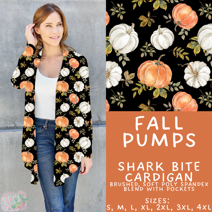 Batch #407 - Fall Fun 2 - Closes 9/4 - ETA mid/late October - Fall Pumps Cardigan