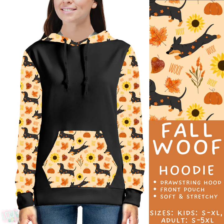 Batch #403 - Hello Fall 2 - Closes 8/28 - ETA mid October - Fall Woof Hoodie
