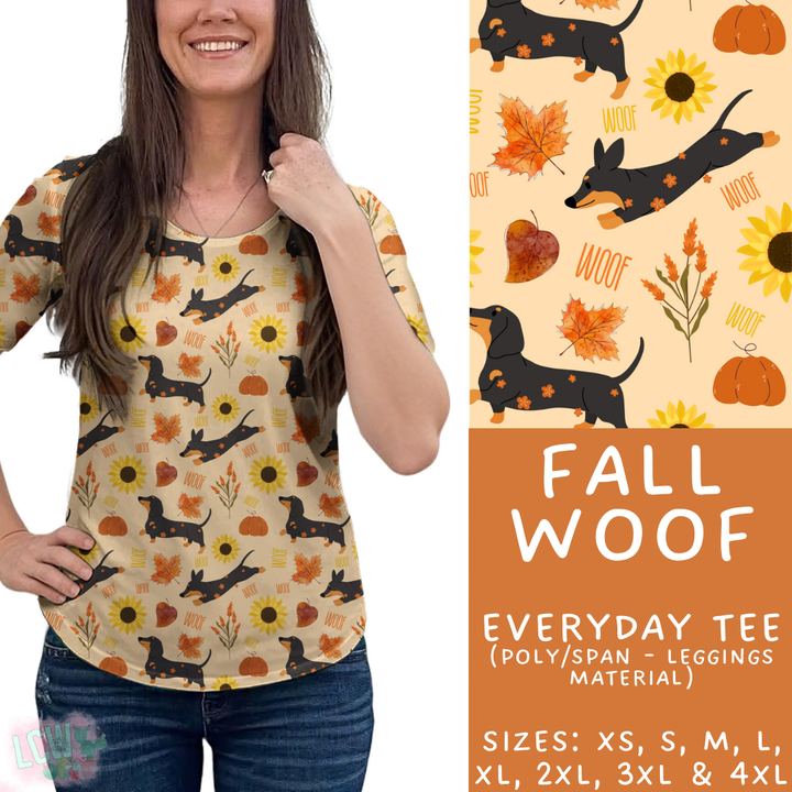 Batch #403 - Hello Fall 2 - Closes 8/28 - ETA mid October - Fall Wolf Everyday Tee