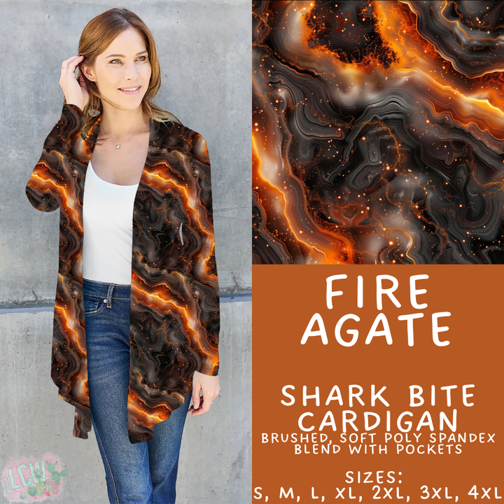 Batch #448 - Agate Collection - Closes 11/17 - ETA early Jan - Fire Agate Cardigan