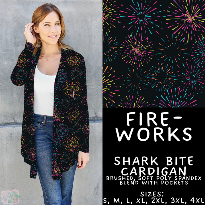 Batch #446 - New Year's Eve 2 - Closes 11/5 - ETA mid Dec - Fireworks Cardigan