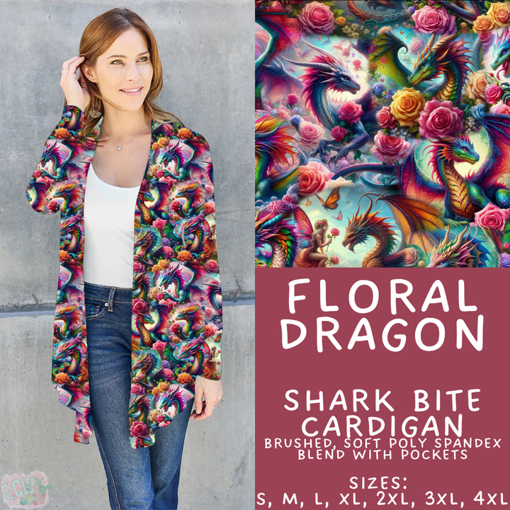 Batch #443 - September Request Run - Closes 11/6 - ETA mid/late Dec - Floral Dragon Cardigan