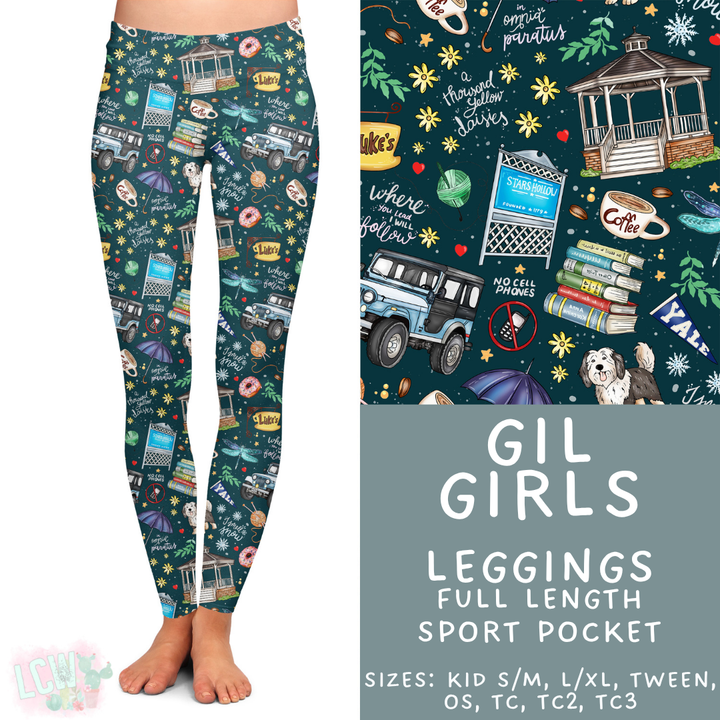 Batch #443 - September Request Run - Closes 11/6 - ETA mid/late Dec - Gil Girls Full Length Leggings