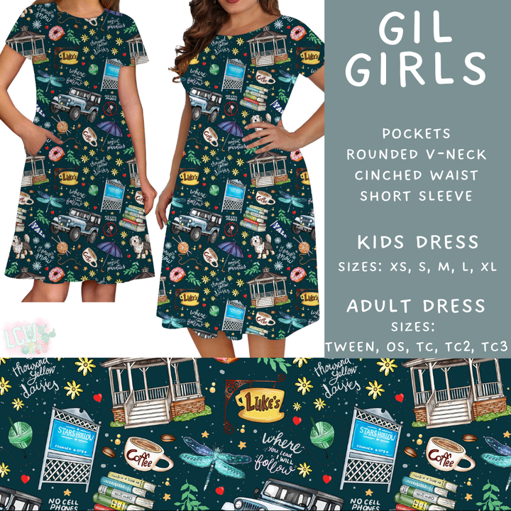 Batch #443 - September Request Run - Closes 11/6 - ETA mid/late Dec - Gil Girls Women's & Girls Dresses