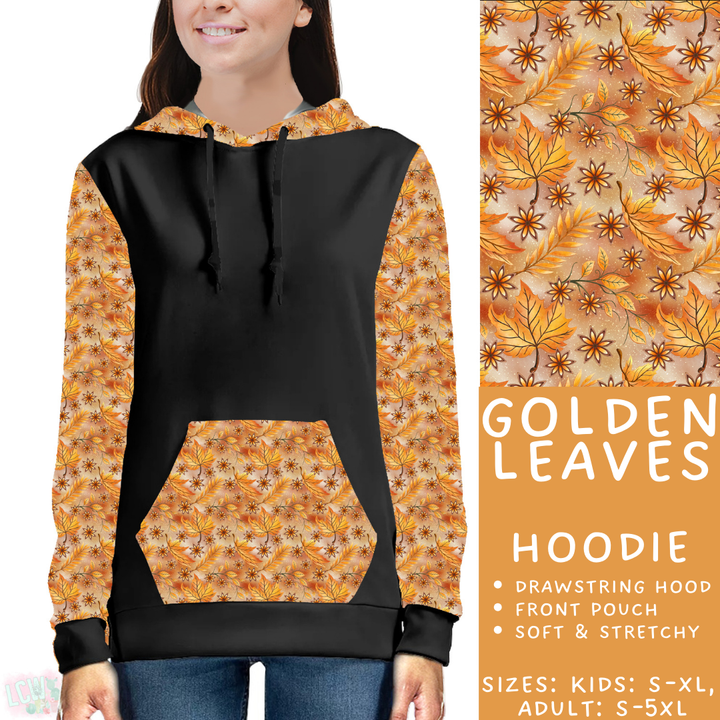 Batch #403 - Hello Fall 2 - Closes 8/28 - ETA mid October - Golden Leaves Hoodie