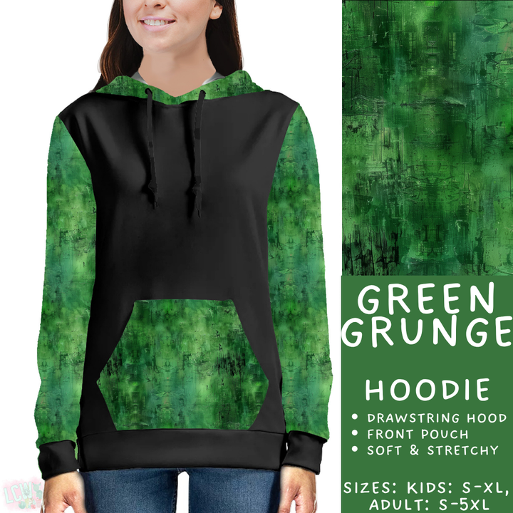 Batch #441 - Color Grunge - Closes 11/3 - ETA mid Dec - Green Grunge Hoodie