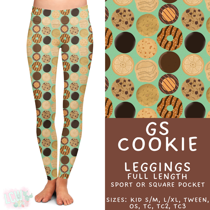 Batch #429 - Cookie Dealer 3 - Closes 10/13 - ETA late Nov - GS Cookie Full Length Leggings