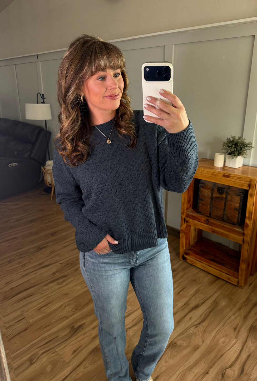 IN STOCK Gianna Pullover Sweater - Teal