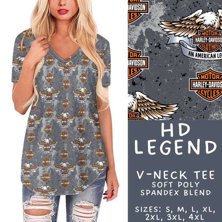 Batch #408 - Fun Run 14 - Closes 9/5 - ETA mid/late October - HD Legend V-Neck Tee
