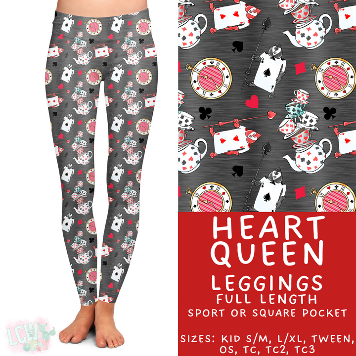 Batch #419 - Magical Faves 14 - Closes 9/25 - ETA mid Nov - Heart Queen Full Length Leggings