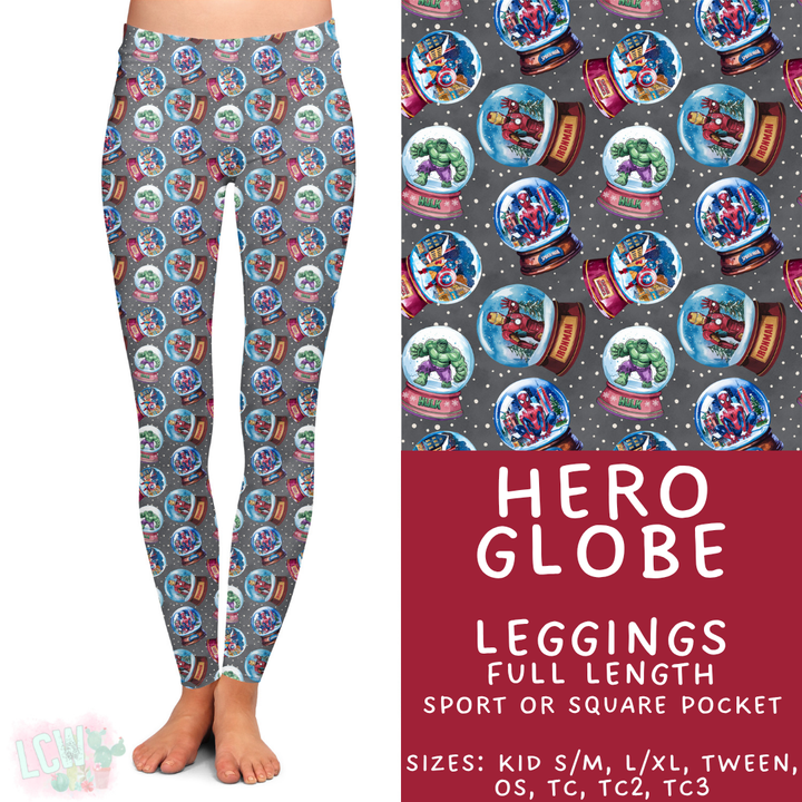 Batch #432 - Winter Globes - Closes 10/17 - ETA early December - Hero Globe Full Length Leggings
