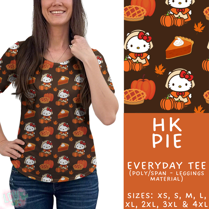 Batch #409 - Character Fall 2 - Closes 9/8 - ETA late October - HK Pie Everyday Tee