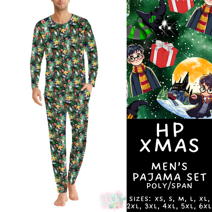 Batch #412 - Christmas Family Pajamas 2 - Closes 9/12 - ETA late October - HP Xmas Men's Pajama Set