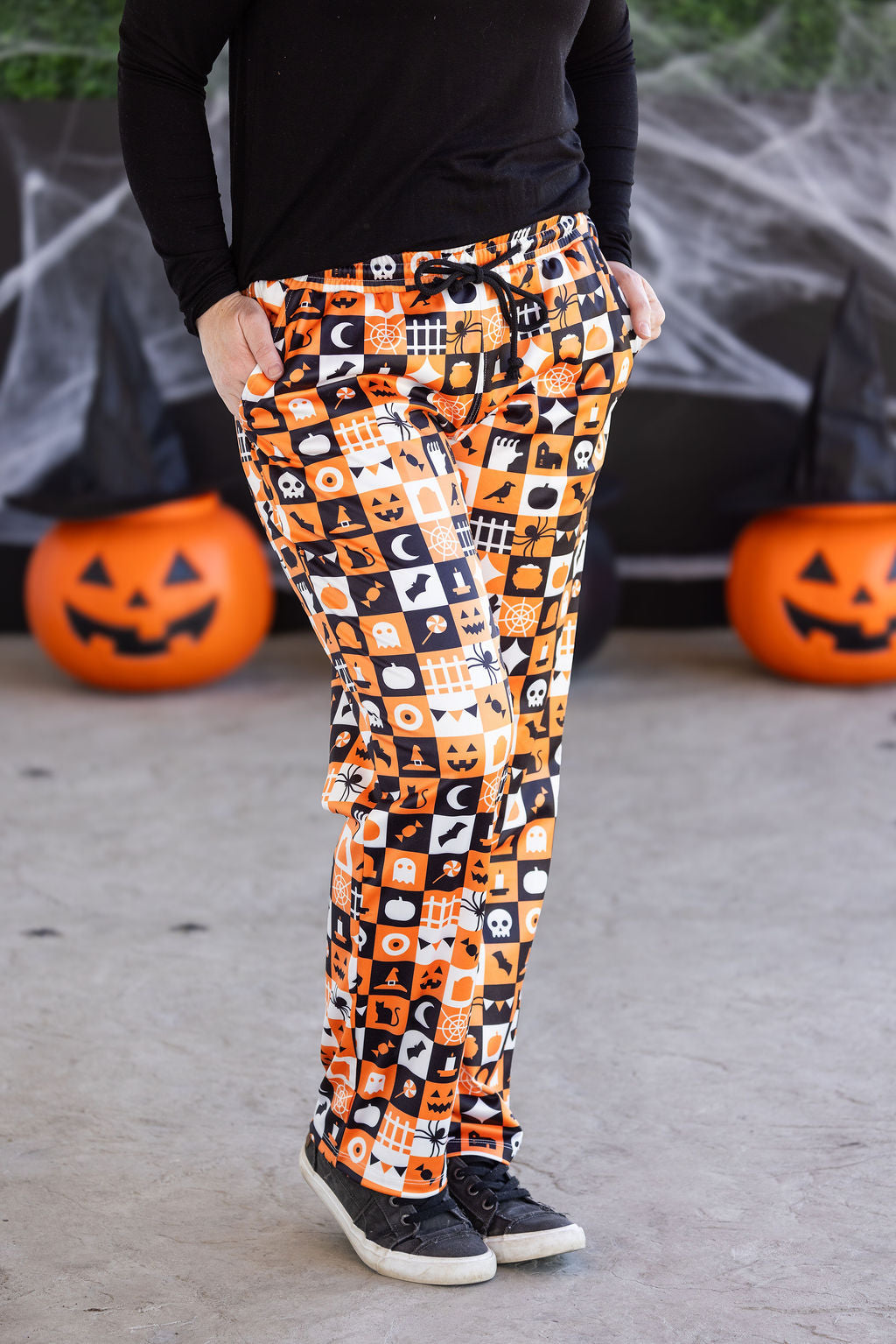 IN STOCK Lounge Pants - Trick-Or-Treat Checkered