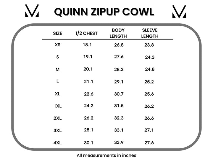 IN STOCK Quinn ZipUp Cowl - Charcoal