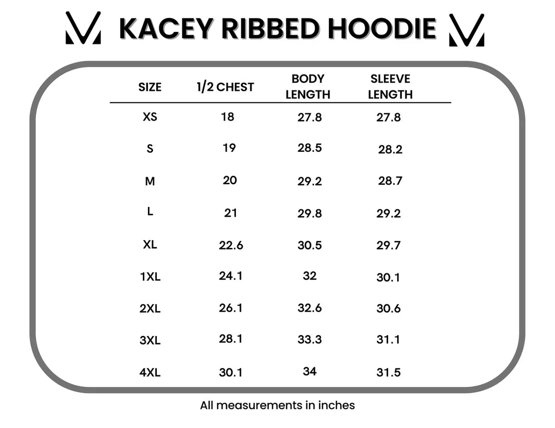IN STOCK Kacey Ribbed Hoodie - Rose