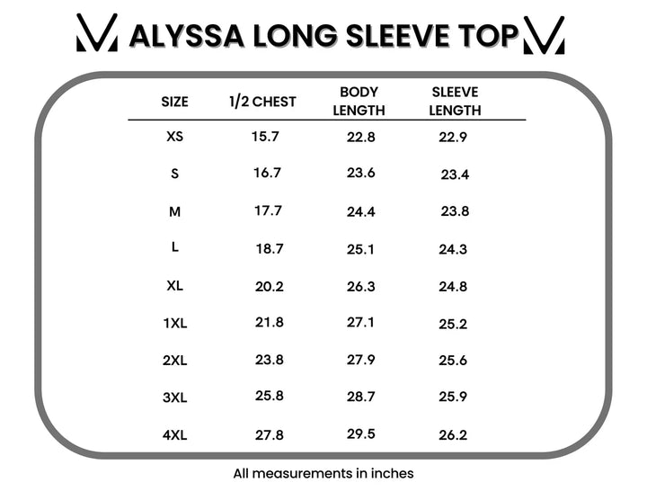 IN STOCK Alyssa Long Sleeve Top - Autumn Watercolor