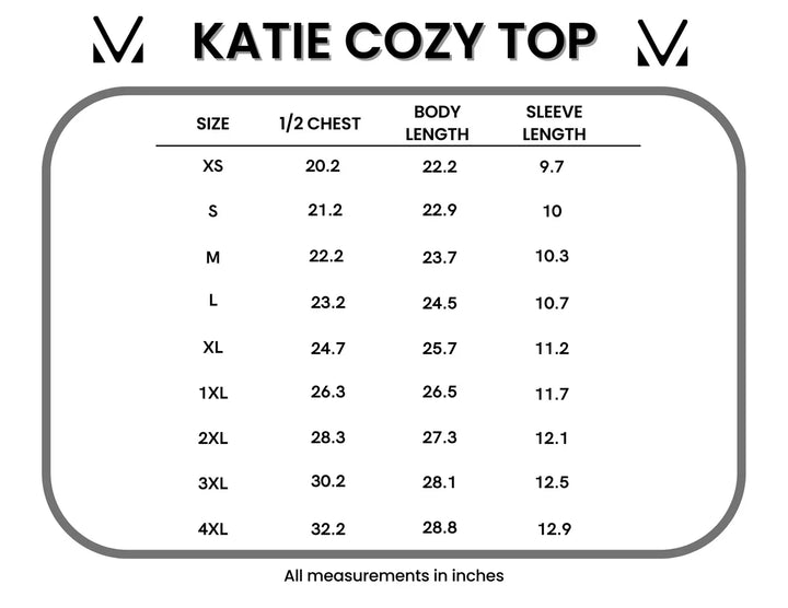 IN STOCK Katie Cozy Top - Autumn Watercolor