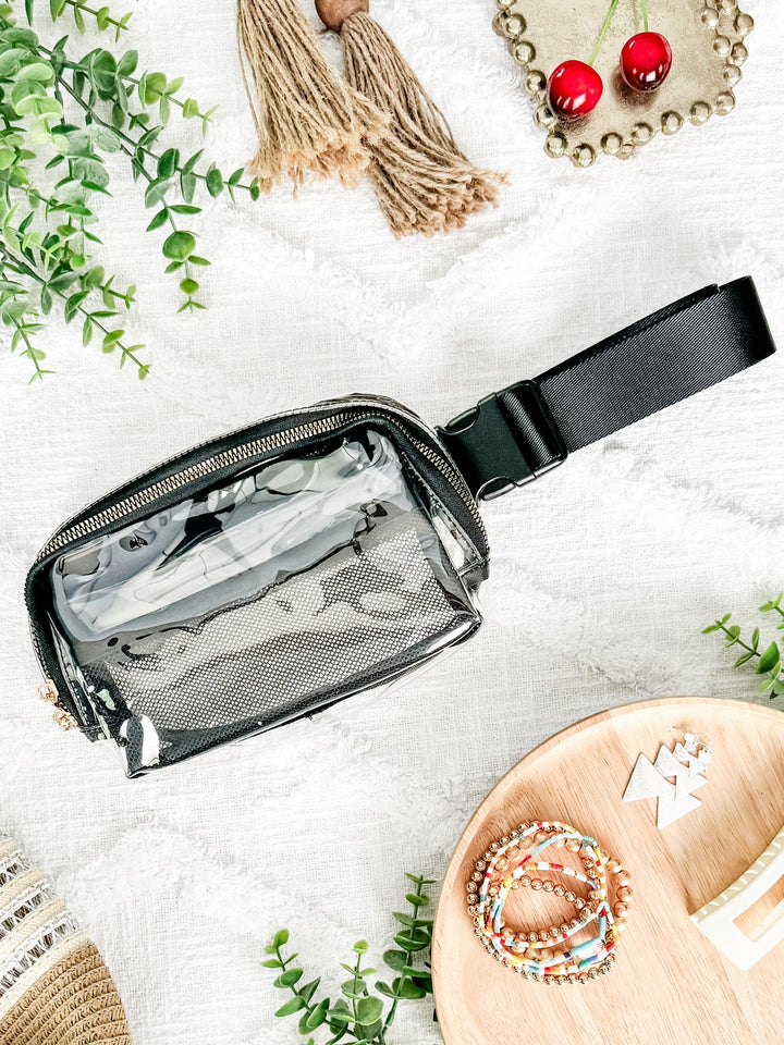 Clear Bag - Black | Women's Crossbody Bag