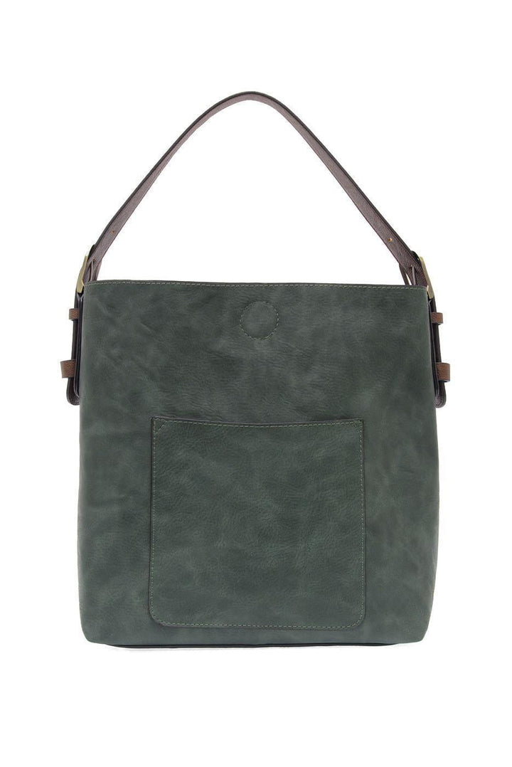 Hobo Handbag - Castleton Green / Coffee Handle