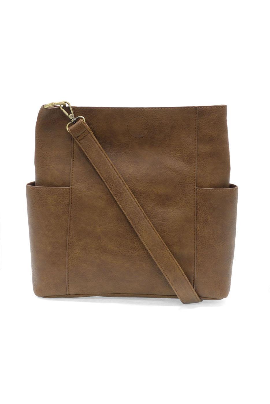 Kayleigh Side Pocket Bucket Bag - Roasted Pecan