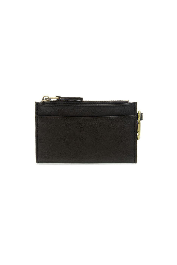 Bobbie Bifold Wallet with Carabiner - Black