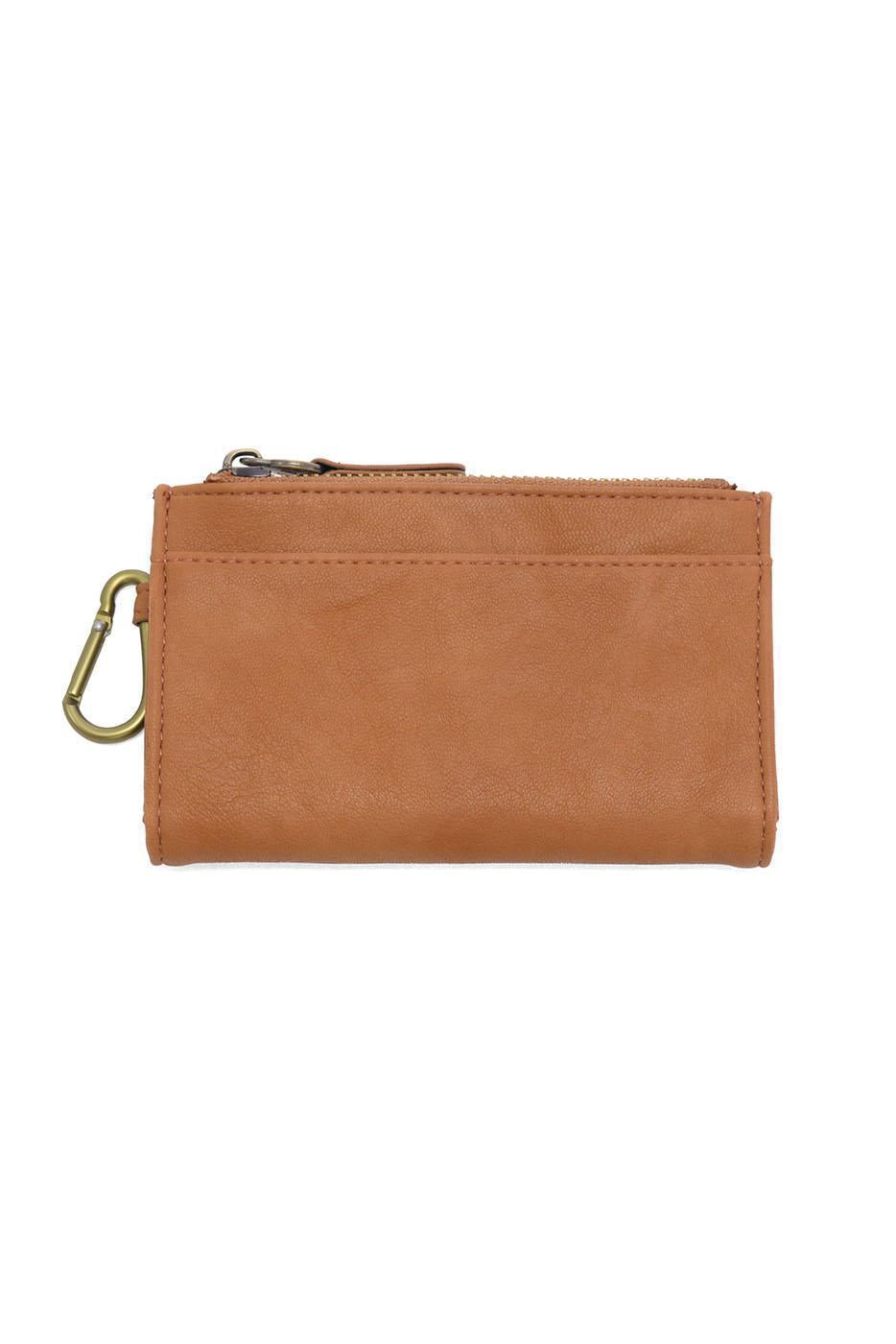 Bobbie Bifold Wallet with Carabiner - Tawny