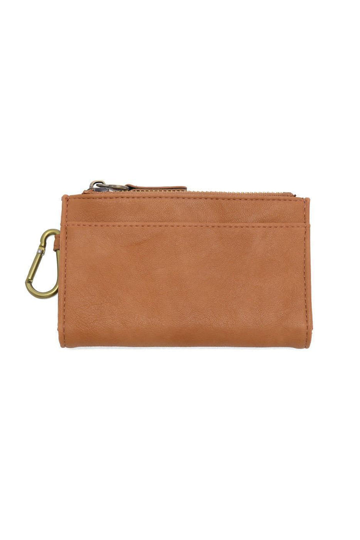 Bobbie Bifold Wallet with Carabiner - Tawny