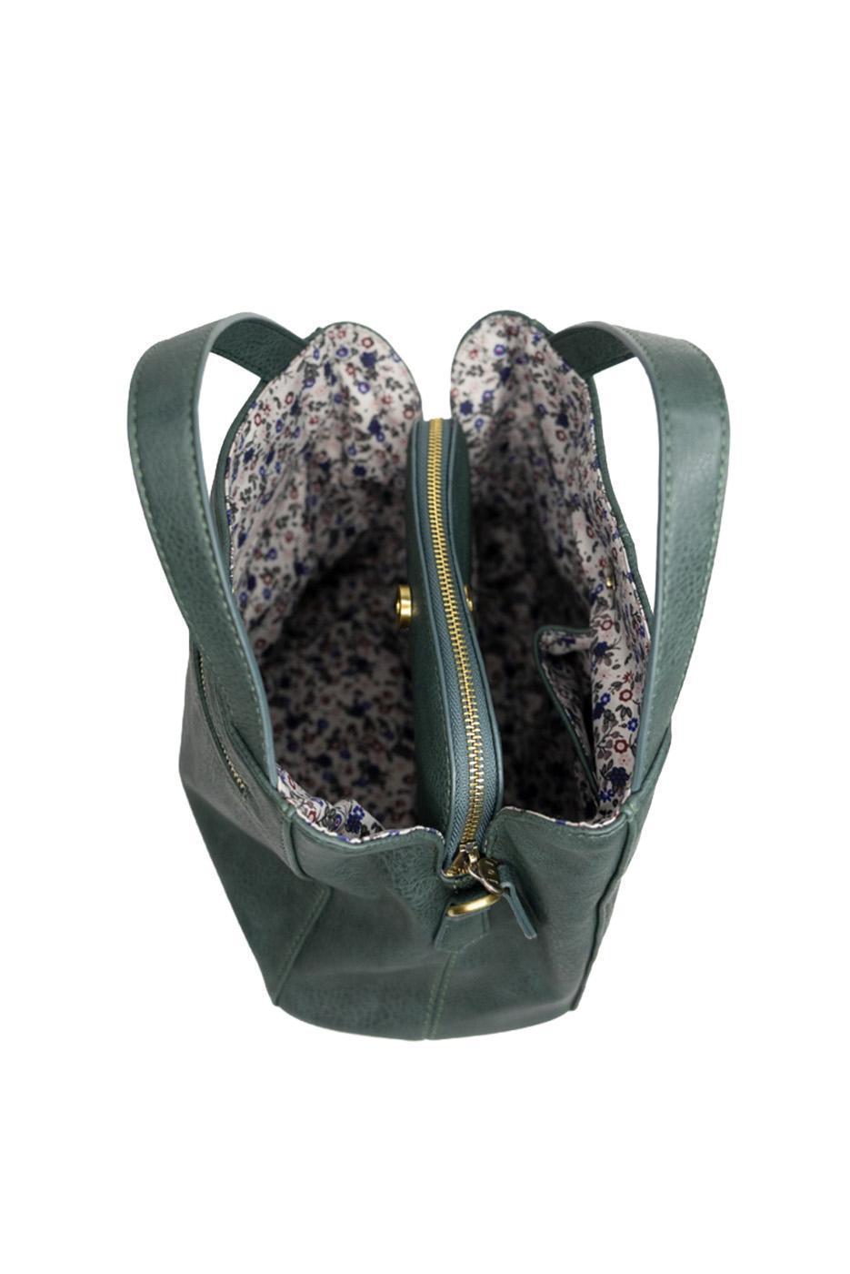 Brandi Convertible Crossbody Handbag - Deep Teal