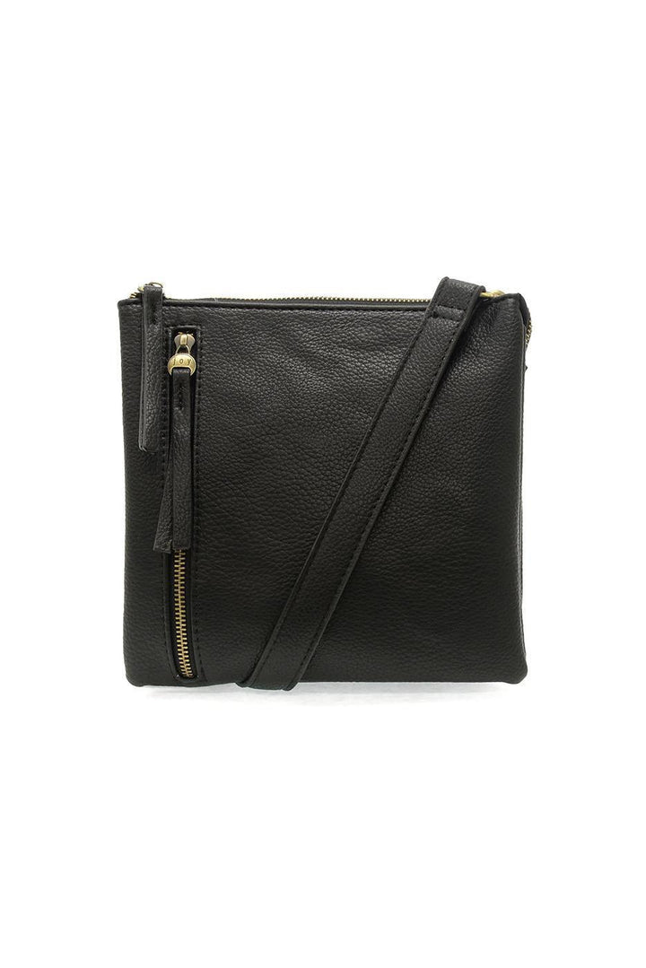 Dawn Multi Pocket Compact Crossbody Bag - Black