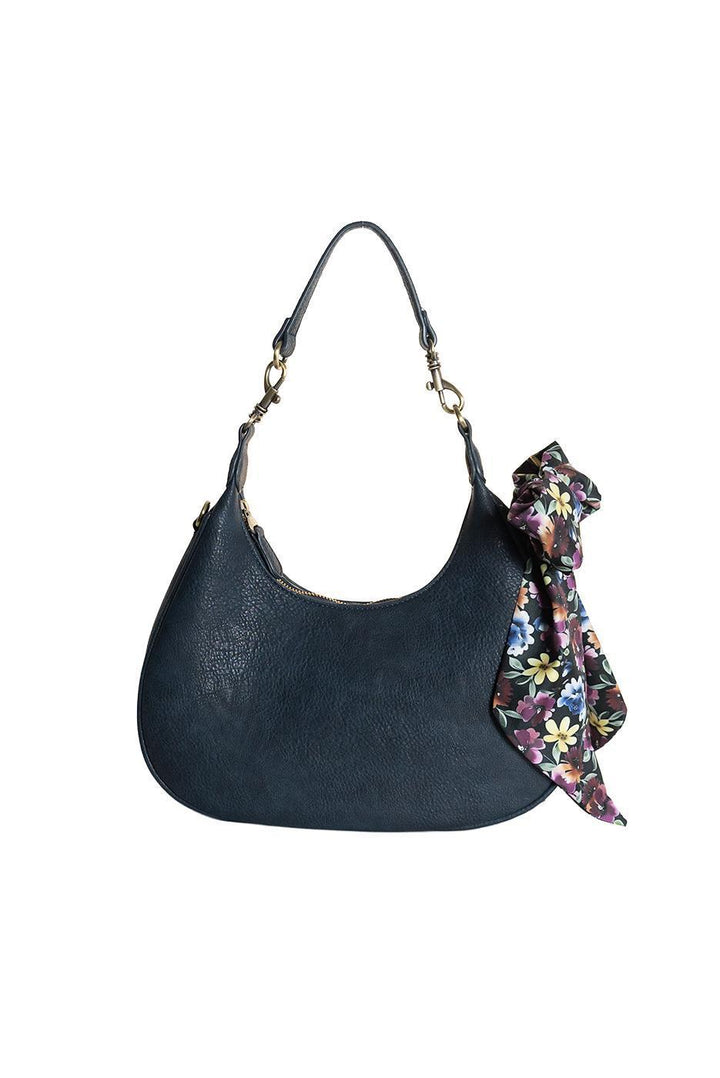 Naomi Scarf Convertible Crossbody - Deep Sapphire