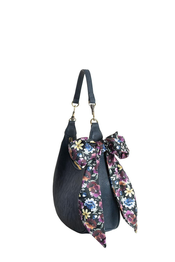 Naomi Scarf Convertible Crossbody - Deep Sapphire