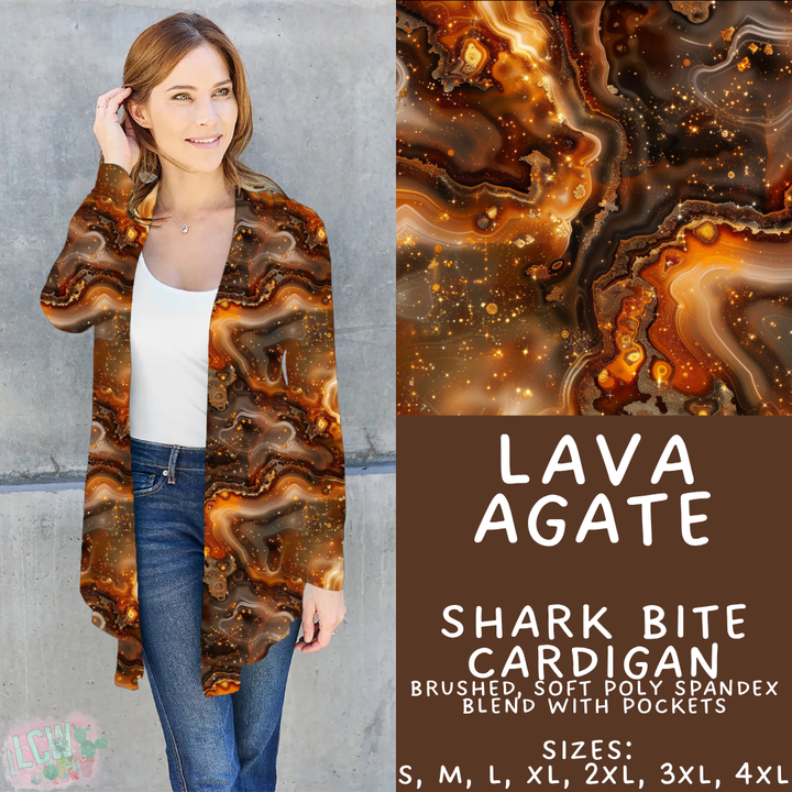 Batch #448 - Agate Collection - Closes 11/17 - ETA early Jan - Lava Agate Cardigan